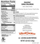 MSC Wild Alaskan Coho (Silver) Salmon - skin-on, boneless, 4 oz portions (12)